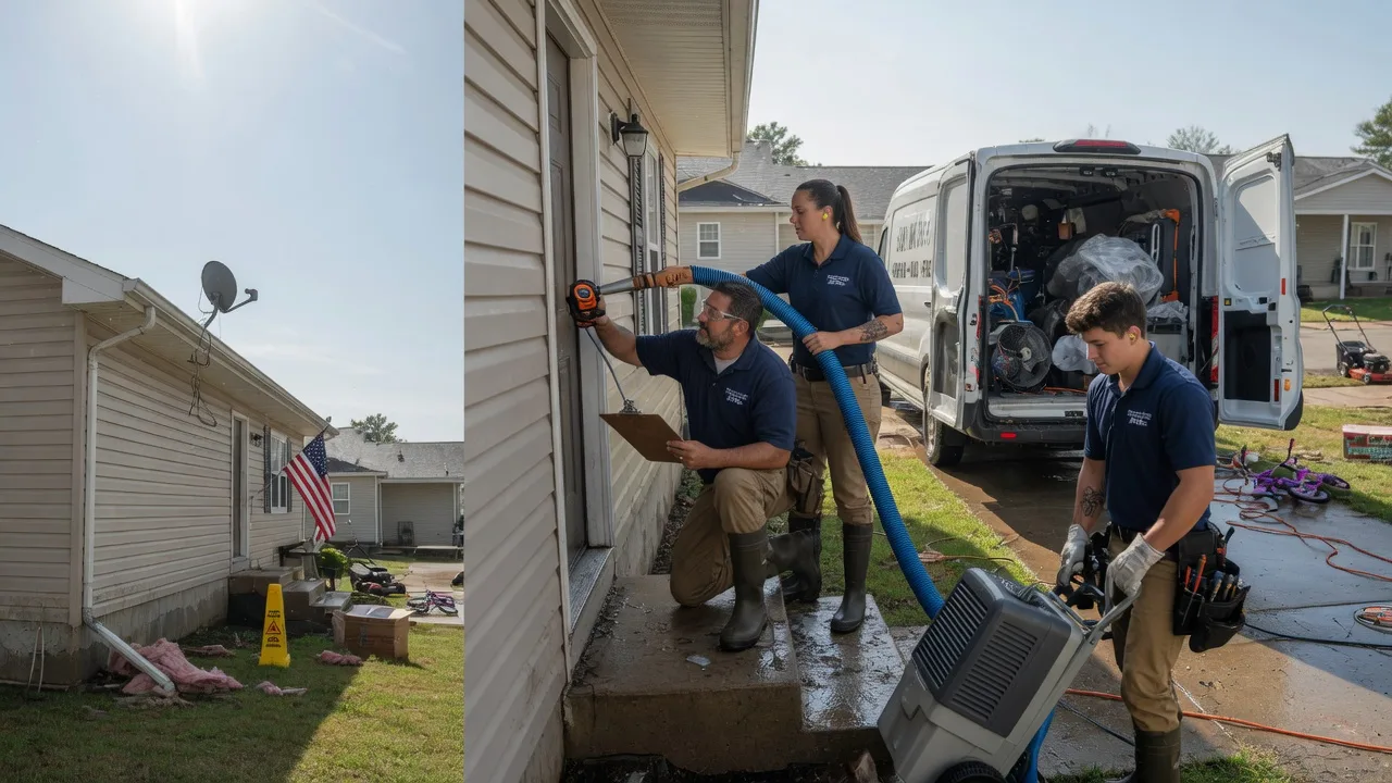 Ceiling Water Damage Restoration in Minto, ND near me